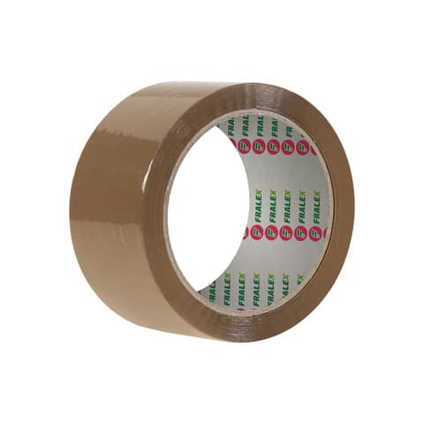 Nastro da imballo silenzioso Fralex 50 mm x 66 m 25µ  - conf. 6 pezzi - avana - 4025080066AP1591